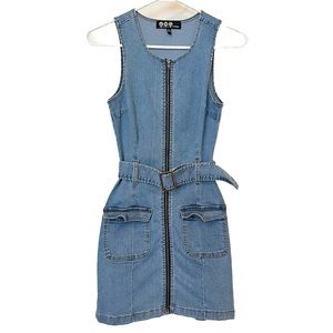 Peace Love Eco Denim Dress